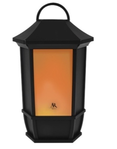 Rechargeable Wireless Speaker with LED Flicking Flame Light - Lot 64