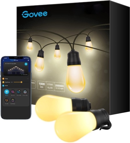 Govee Smart Outdoor String Lights - Lot 85
