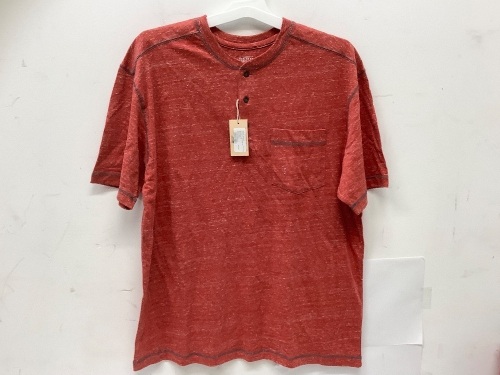 RedHead Mens Henley T-Shirt, L - Lot 179
