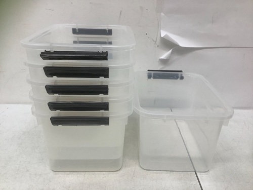 Lot of (6) Storage Boxes - Lot 215
