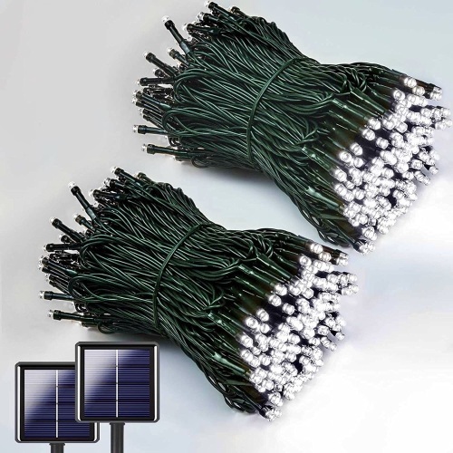QINOL 2-Pack 400LED 72FT Solar String Lights - Lot 393