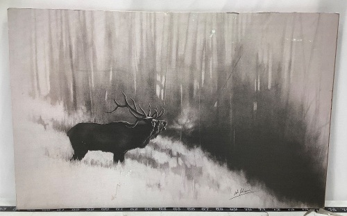 22x14 Pressed Wood Art Picture - Lot 412