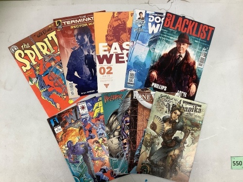 Lot of (10) Comic Books - Lot 550