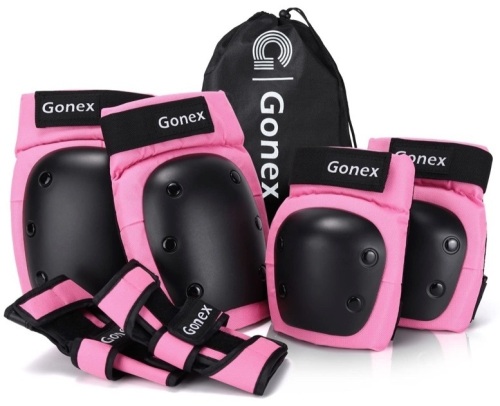 Gonex Knee, Elbow & Wrist Pads, Pink, Medium, Appears New - Lot 605
