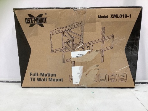 USX-Mount, Full Motion TV Wall Mount for 37 - 75" - Lot 696
