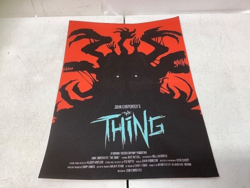 Lot of (6) Mini Movie Posters "The Thing" - Lot 680