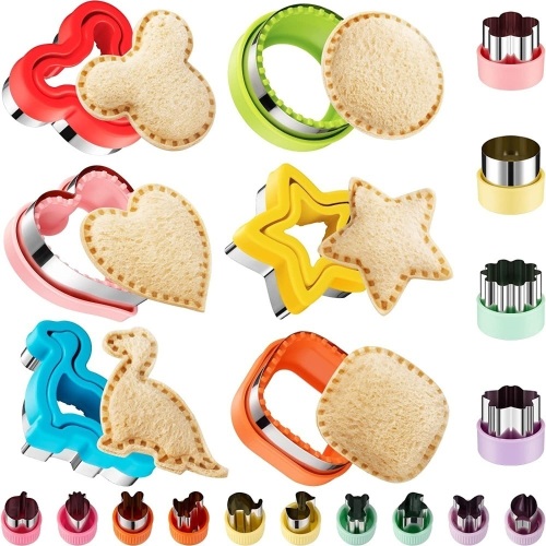 20 Pcs Sandwich Decrusting Cutter and Sealer Set - Lot 695