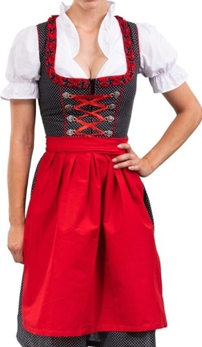 Bavarian Dirndl Dress 3pcs Set, 12 - Lot 541