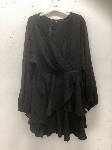 Womens Wrap Shirt Dress, 2X - Lot 392