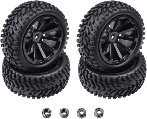 Rubber RC Car Tires & Wheel Rims - Lot 469