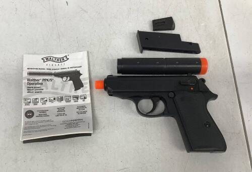 PPK/S Operative Spring Airsoft Pistol - Lot 533