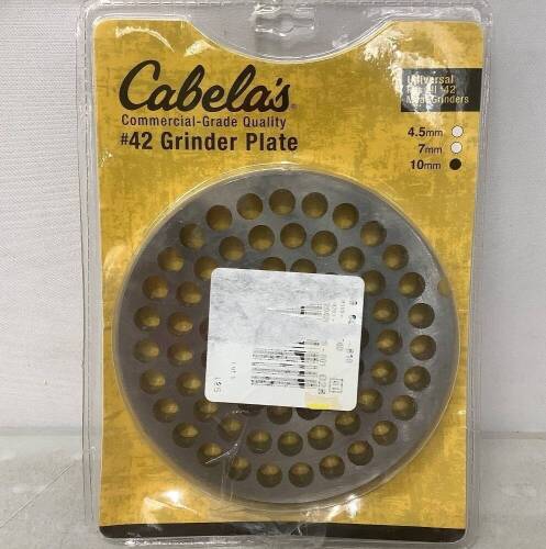10mm #42 Grinder Plate - Lot 582