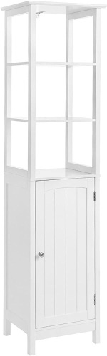 VASAGLE Multifunctional Bathroom Storage Cabinet with 3-Tier Shelf - Lot 343