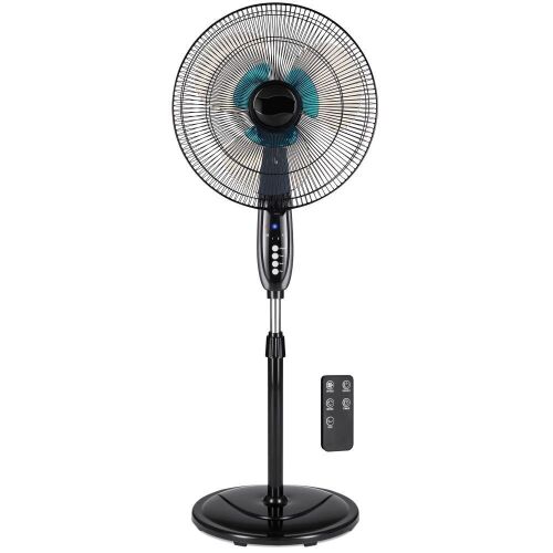 16in Oscillating Pedestal Fan w/ Timer, Double Blades, Remote Control - Lot 441