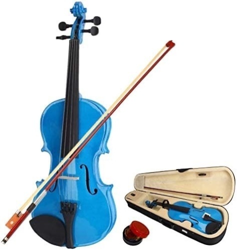 Full Size 4/4 Acoustic Beginner Violin Set with Carrying Case, Bow and Rosin - Lot 468