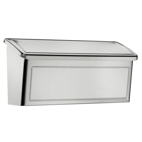 "The Venice" Stainless Steel Wall-Mounted Mailbox - Lot 693