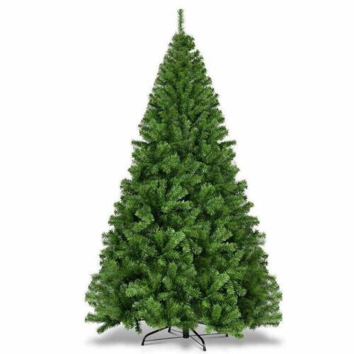 7.5' Artificial Christmas Tree Premium Hinged With Metal Legs - Lot 889