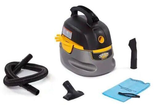 2.5 Gal 1.75 Peak HP Compact Wet/Dry Shop Vacuum with Accessories - Lot 1000