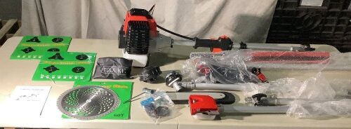 2-Cycle Versa-Tool Chainsaw, Brush Clearer, and Weedeater - Lot 123