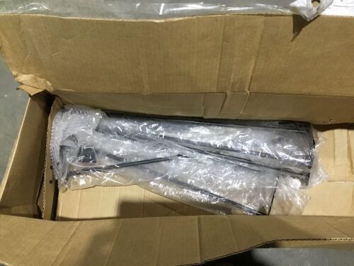 Set of (4) 22" Heavy Duty Hairpin Coffee Table Legs - Metal, Black - Lot 980