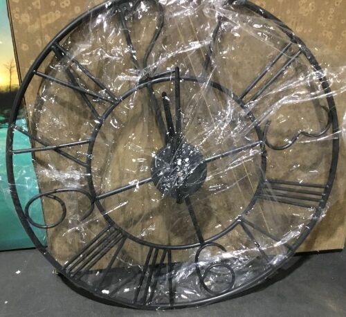 Metal Wall Clock - Lot 648