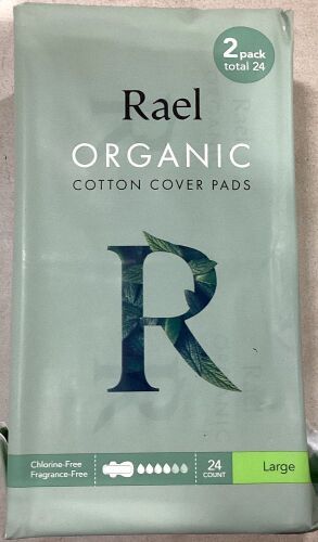 Lot of (20) 24-Packs Rael Organic Cotton Cover Pads - Lot 931