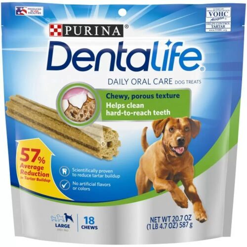 Pack of (2) Purina Dentalife Dog Dental Sticks - Lot 1122