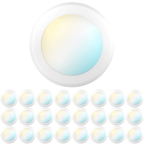 24-Pack 5/6" Selectable Disk LED Lights - Lot 844