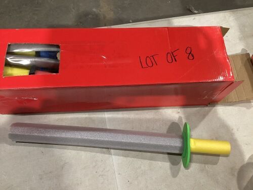 Lot of (8) Foam Prince Swords - Lot 1113