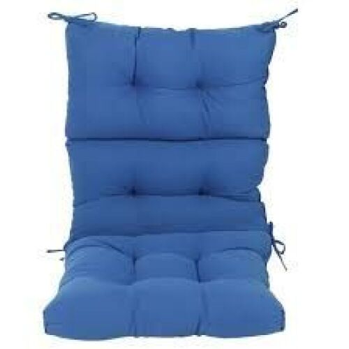 Lot of (6) Outdoor Patio Seat Cushions - Blue - Lot 598