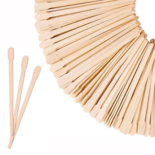 200-Pack Wooden Wax Sticks - Lot 793