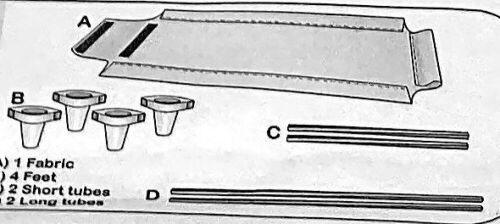 Nap Cot - Blue - Lot 437