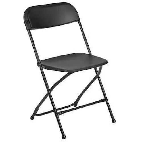 Lot of (10) Standard Folding Chairs - Black - Lot 429