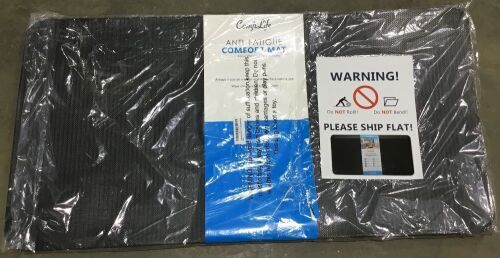 Anti-Fatigue Floor Mat - 3/4" Thick 20"x39" - Lot 874