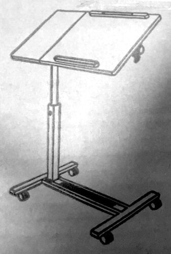 Mobile Standing Desk - Black - Lot 467