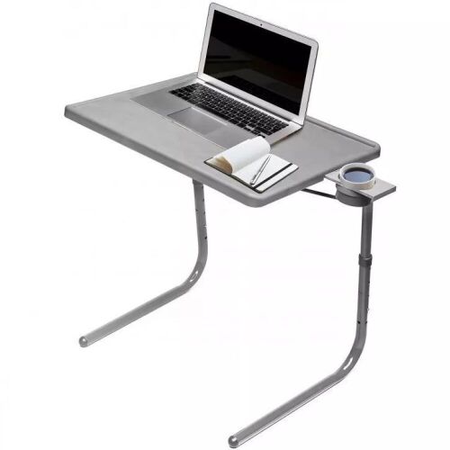 Table-Mate II Pro Folding Tray Table with Cup Holder - Lot 903