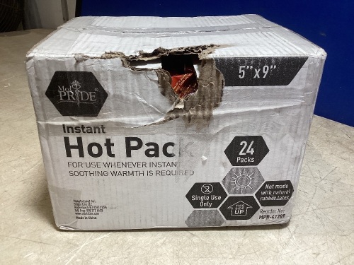 Med Pride Instant Hot Packs, 24 ct - Lot 460