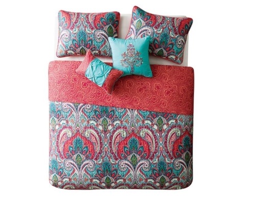 VCNY Casa Real Reversible Duvet Cover Set, King  - Lot 470