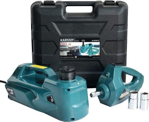 KARSSIT 2 in1 Electric Car Jack Kit 5 ton 12V Car Jack with Impact Wrench - Lot 267