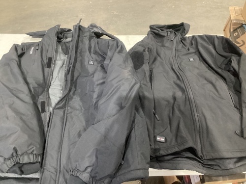 Lot of (5) Heated Jacket - No Battery or Charger  - Lot 390