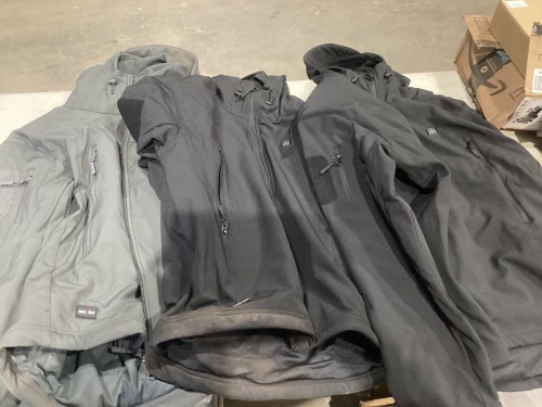 Lot of (3) Heated Jackets - No Battery or Charger, Dirty  - Lot 622