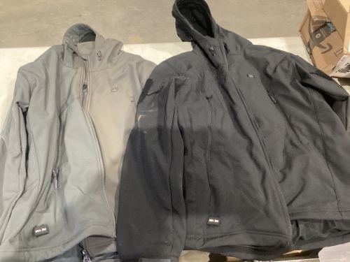 Lot of (2) Heated Jackets - No Battery or Charger, Dirty  - Lot 776