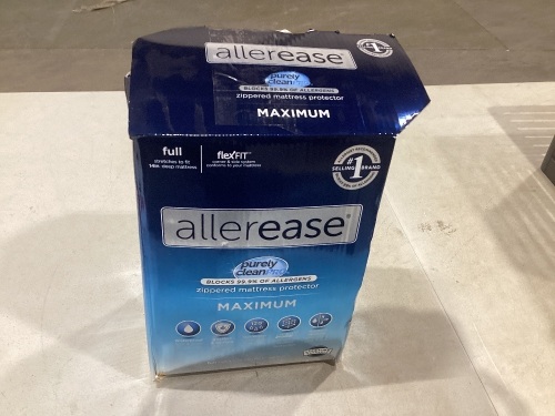 AllerEase Maximum Mattress Protector, White, Full  - Lot 847