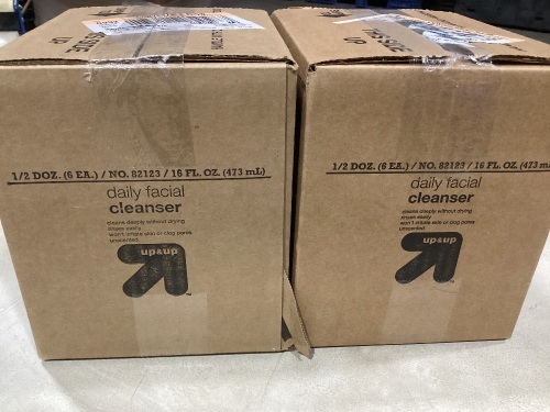Lot of (2) Cases of Up&Up Daily Facial Cleanser  - Lot 268