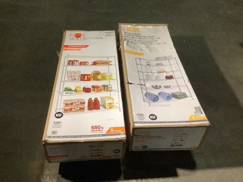 Lot of (2) HDX Storage Units - 1 Complete, 1 Unknown if Complete  - Lot 85