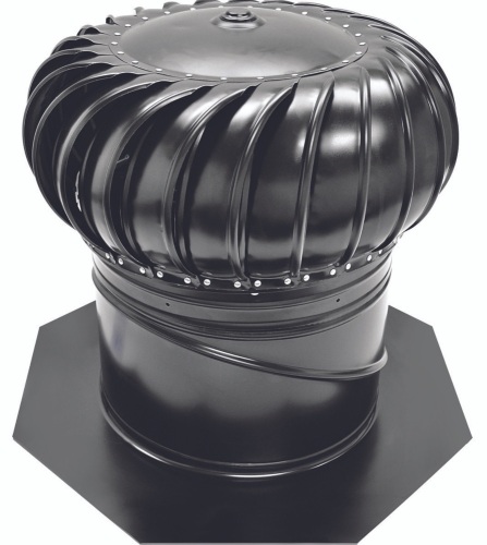 LL Building GIC12BL GAF 12 Inch Black Galvanized Wind Turbine - Lot 373