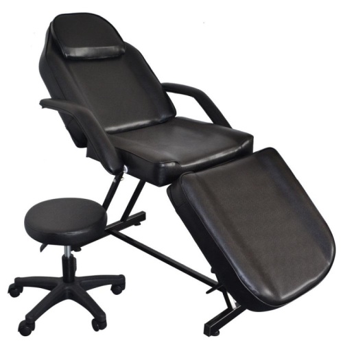 Professional Tattoo Artist Chair with Hydraulic Stool   - Lot 70