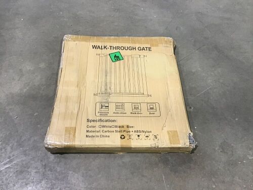 Walk-Through Baby Safety Gate  - Lot 159
