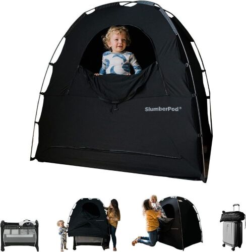 SlumberPod Portable Privacy Pod Blackout Canopy Crib Cover - Lot 138