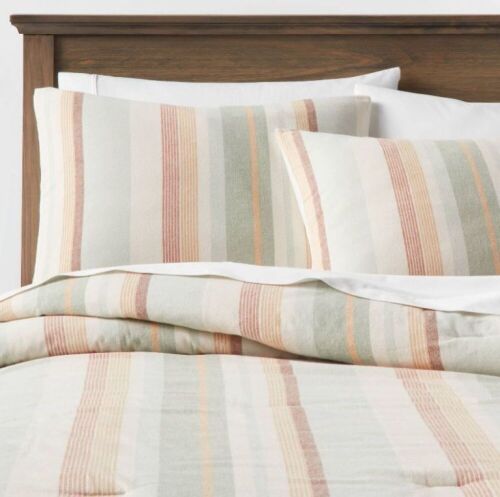 Yarn Dye Stripe Comforter & Sham Set, Full/Queen  - Lot 134